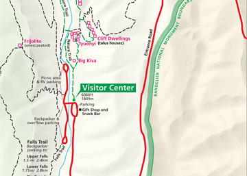 Bandelier Map